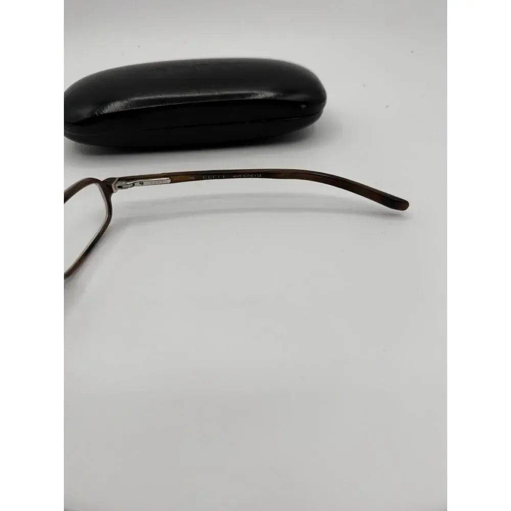 Gucci GG 1416 5T8 Tortoise Purple Eyeglasses Frames Glasses 130 Italy With Case